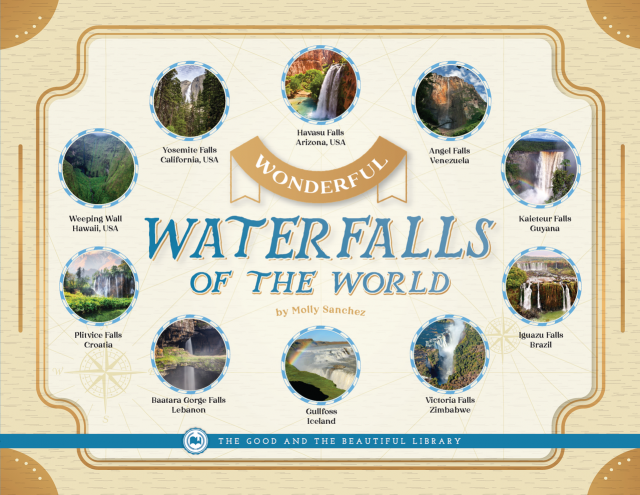 Front Cover Wonderful Waterfall of the World By Molly Sanchez