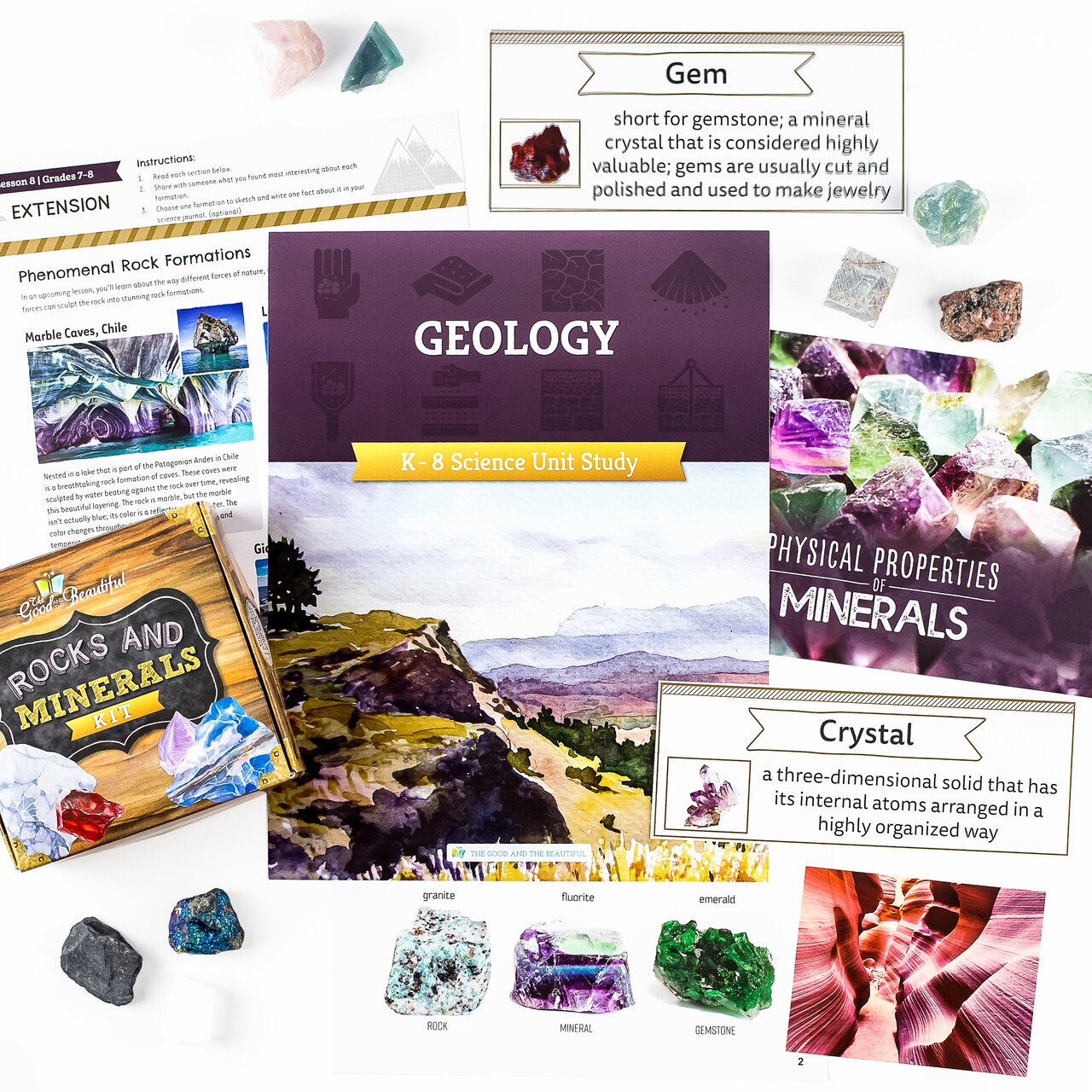Geology Science Unit includes activities, experiments, mini books, games, and more!
