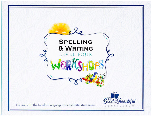 Spelling and Writing Workshop Book for Grade 4 Cover Page
