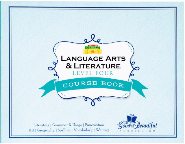 Language Arts for Grade 4 Course Book Cover Page