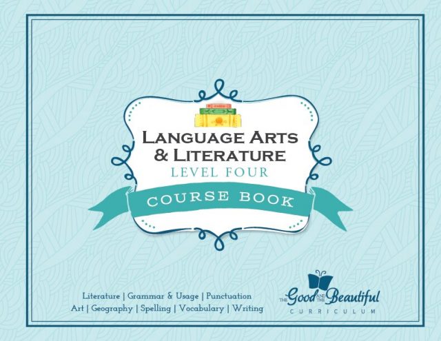 Front Cover Language Arts Level 4 Course Book