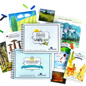 The Best Free Homeschool Curriculum - Sample Pages Language Arts Level 4 Course Set -1B