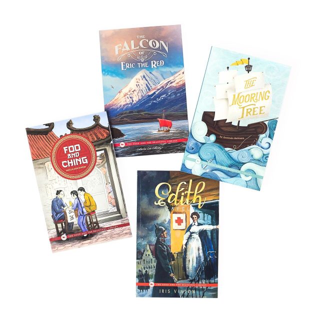 This optional book pack adds the power of historical fiction to your studies. Includes:

    Foo and Ching by Phyllis Ayer Sowers
    The Falcon of Eric the Red by Catherine Cate Coblentz
    The Mooring Tree by Gertrude Robinson
    The Story of Edith Cavell by Iris Vinton

