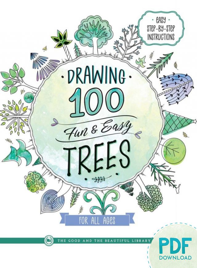Front Cover Drawing 100 Fun and Easy Trees PDF Download