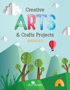 Front Cover Creative Arts & Crafts Projects Notebook - 4A