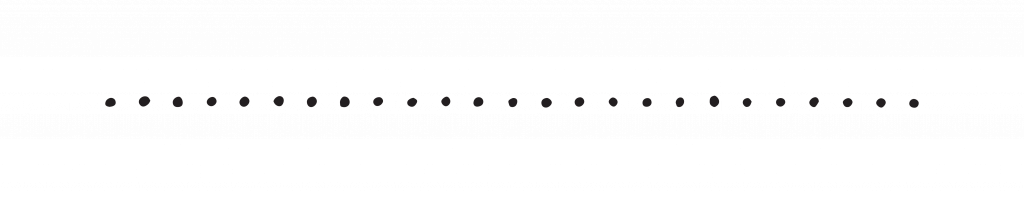 Graphic of dots in a line