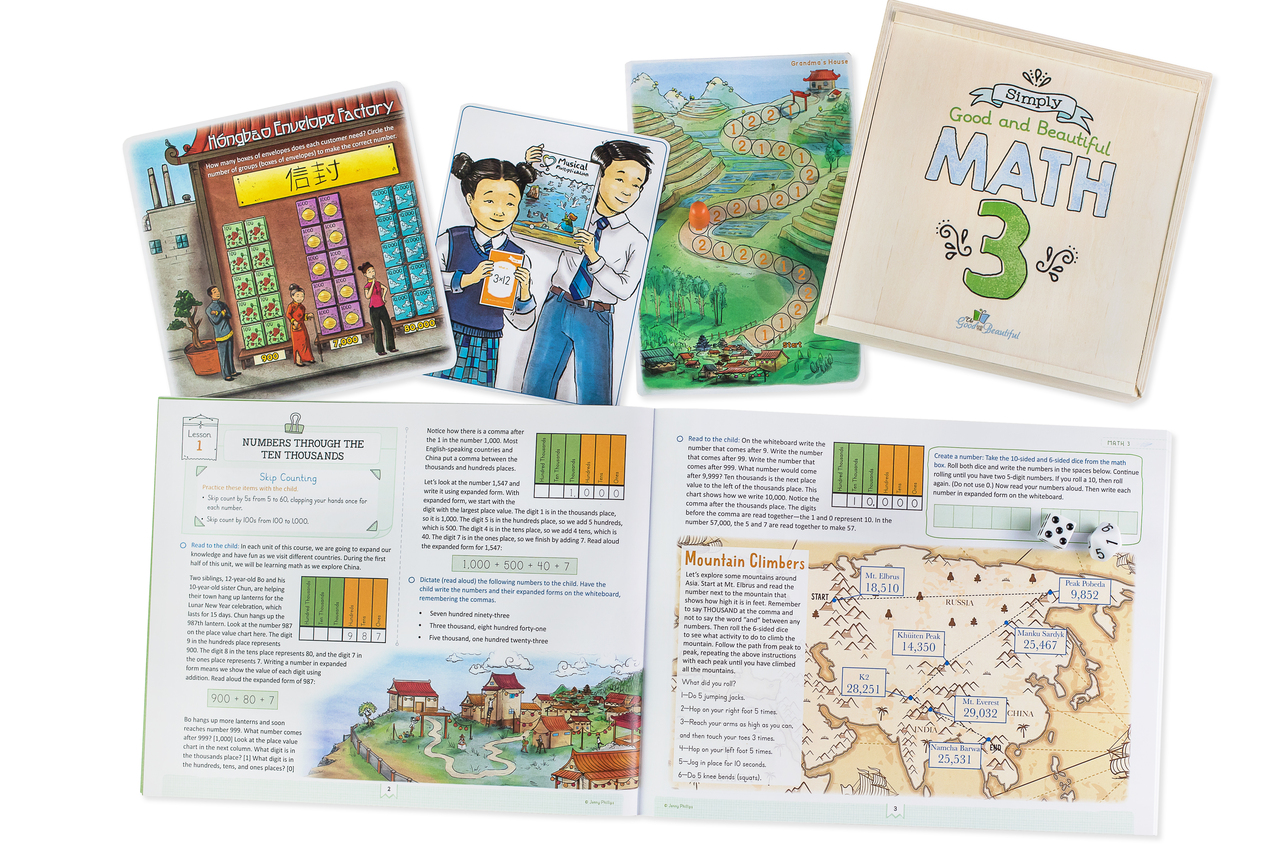 Sample Spread Math 3 Course Book with Math 3 Box