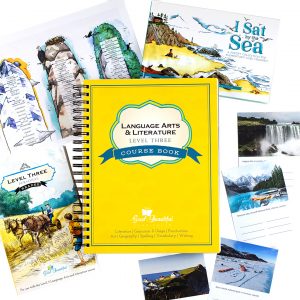 The Best Free Homeschool Curriculum - Front Cover and Sample Pages Language Arts Level 3 Course Set