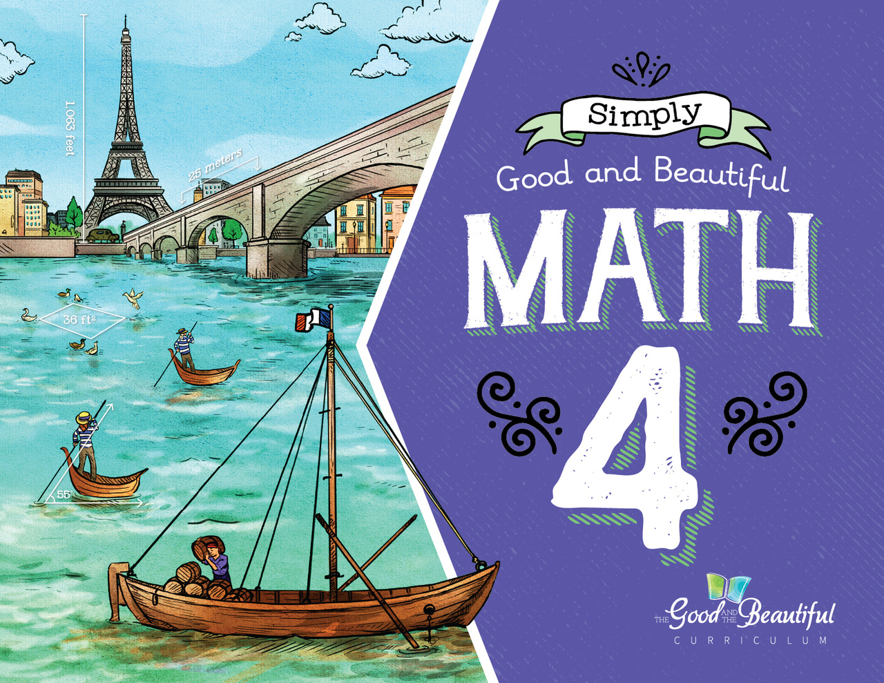 Front Cover Math 4 Course Book