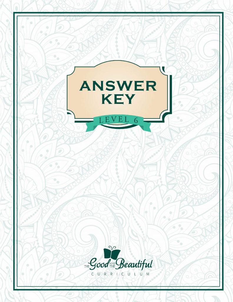 Level 6 Answer Key