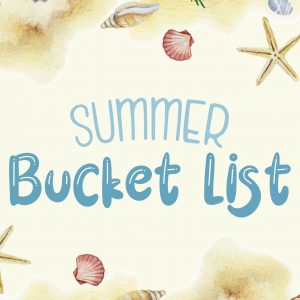 Graphic Summer Bucket List