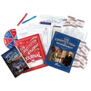 Front Cover and Sample Pages from US Constitution and Government Course Set