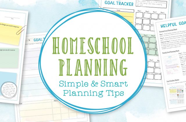 Illustrated Banner for Homeschool Planning Tips