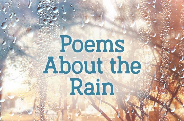 Illustrated Banner for Poems About the Rain