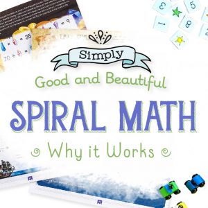 Illustrated Banner for Simply Good and Beautiful Spiral Math Why it Works