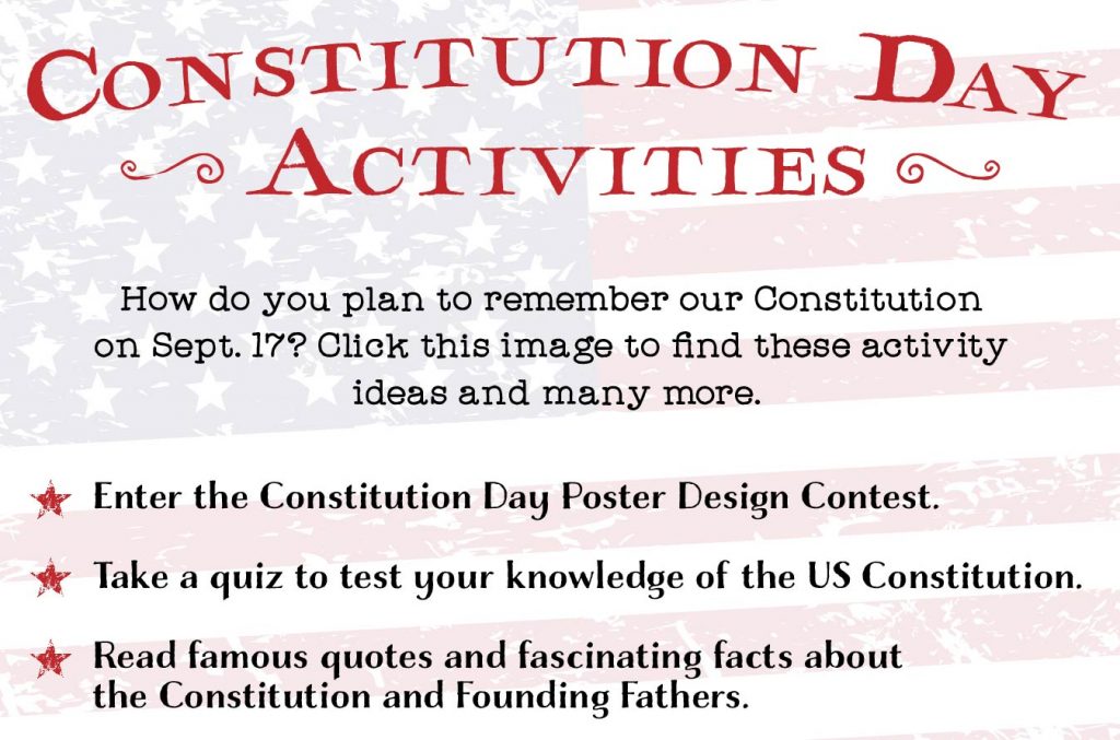 Constitution Day activity list