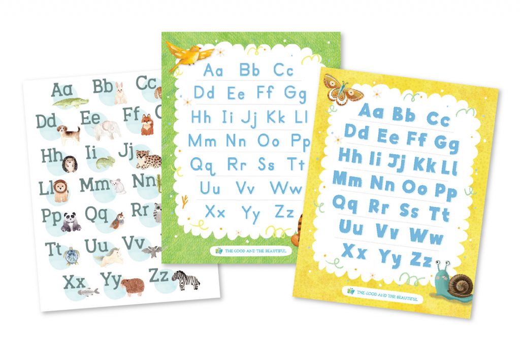 abc Digital Download A4 abc and Number Chart for Wall A5 PDF abc and Number Print 16x20 Alphabet Poster abc 123 Printable Wall Art