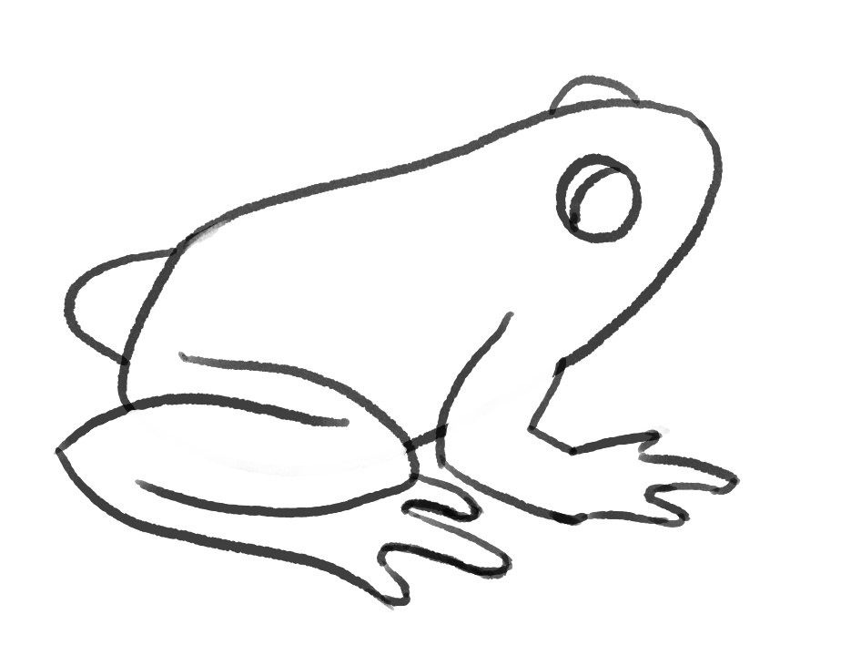 Share 146+ frog sketch