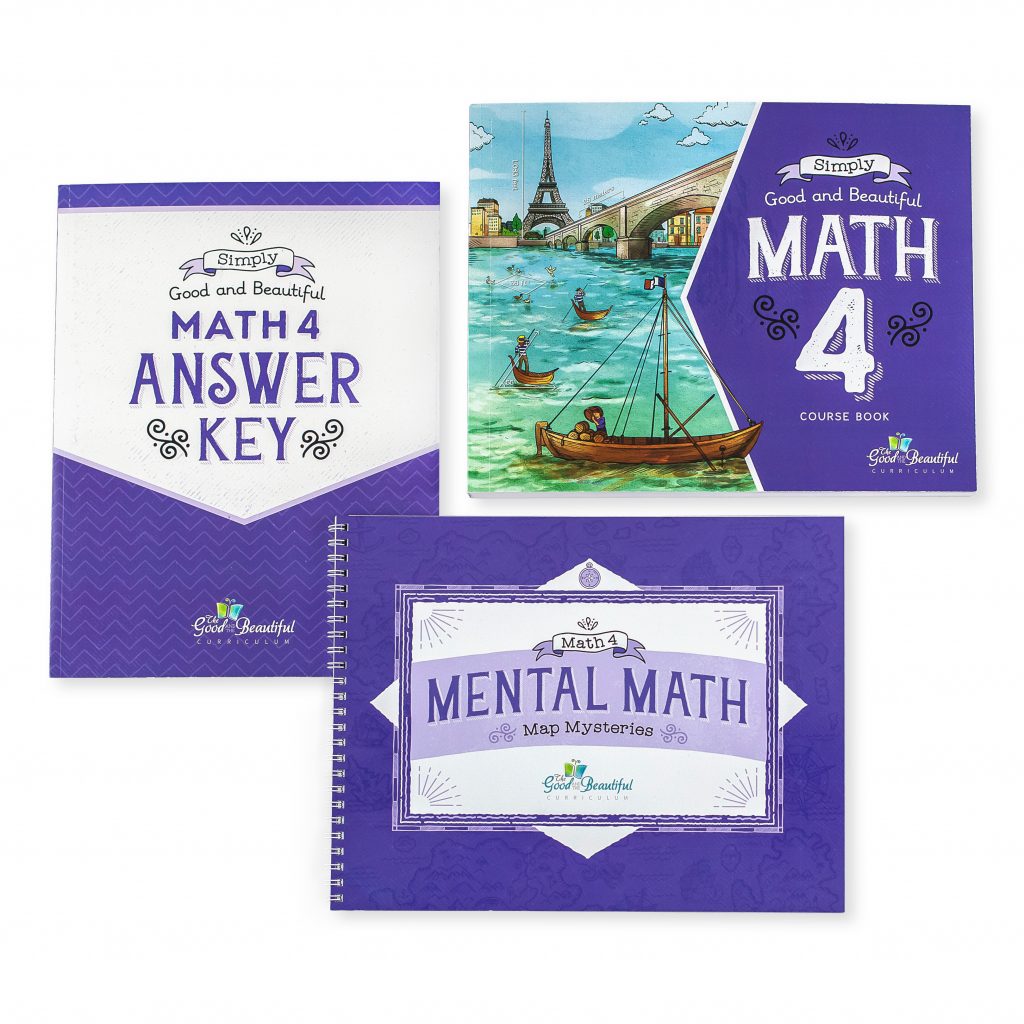 Front Covers Math 4 Course Set