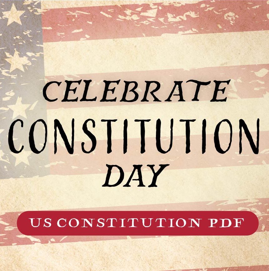 Illustrated Banner for Celebrate Constitution Day