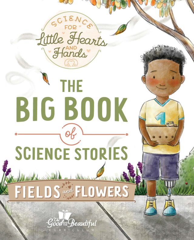 Homeschool Science for Preschool to Grade 2. The Big Book of Science Stories Fields and Flowers Cover