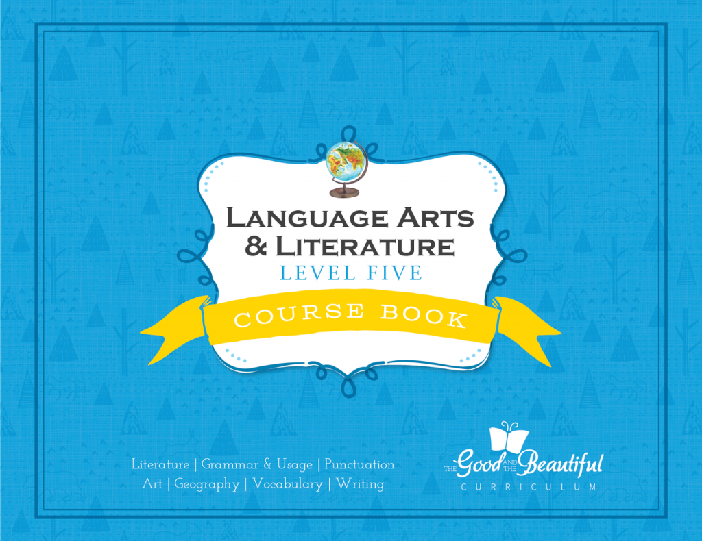 Front Cover of Language Arts Level 5 Course Book -- 1A