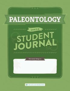 Front Cover Paleontology Student Journal Level 3-6 -2A