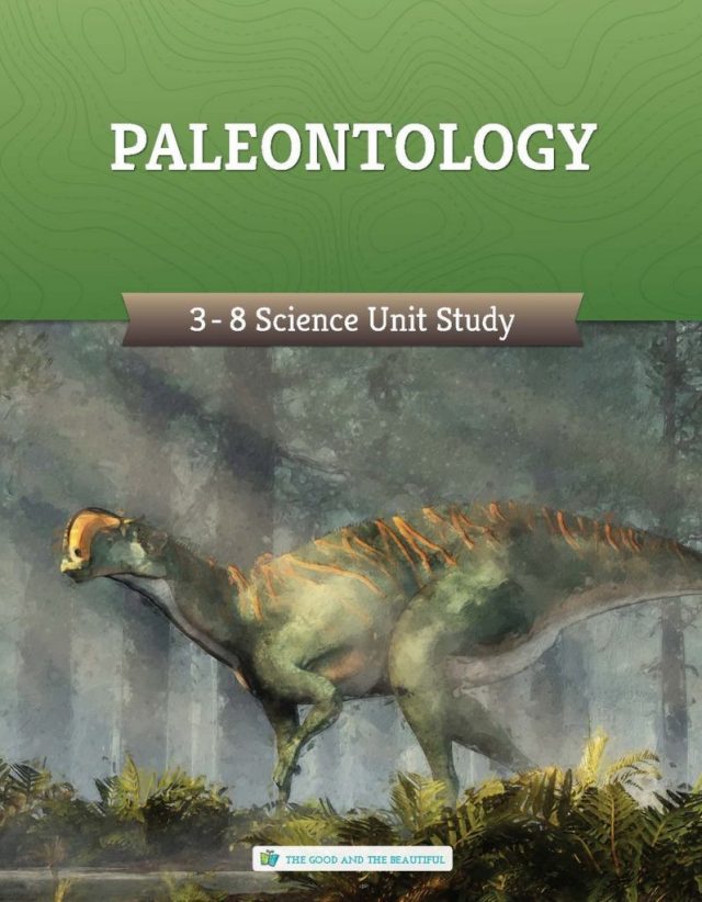 Homeschool Paleontology Science Unit for Grades 3 to 8 Cover