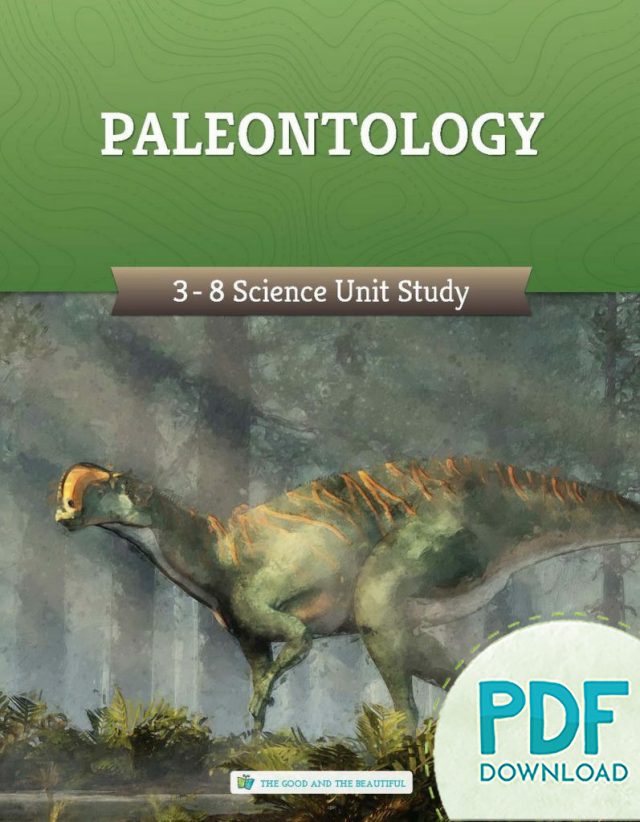 Homeschool Paleontology Science Unit Study for Grades 3 to 8 PDF Download