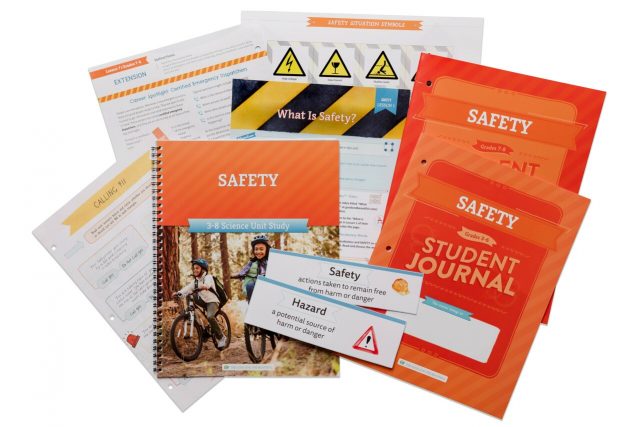 Front Cover and Spread of Safety Science Unit