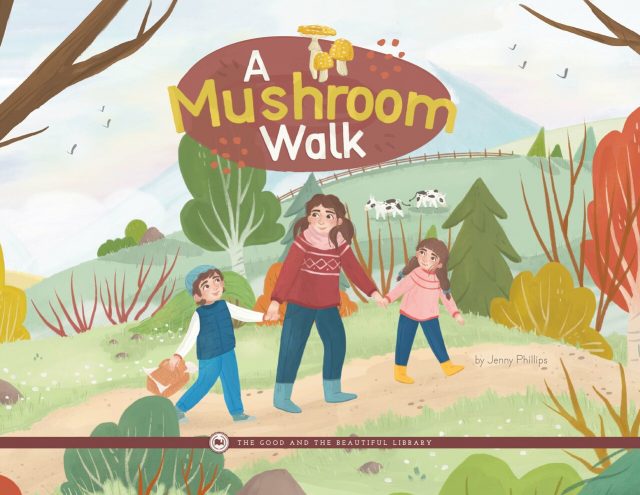 Front Cover A Mushroom Walk by Jenny Phillips