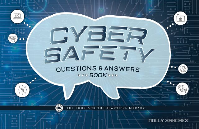 Front Cover Cyber Safety Questions and Answers Book By Molly Sanchez
