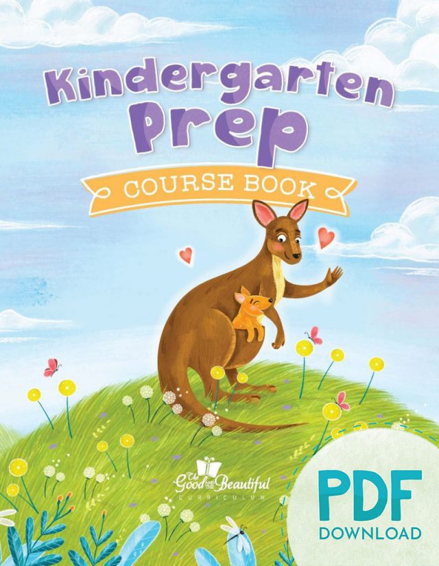 Homeschool Kindergarten Prep Course Book Cover PDF Download
