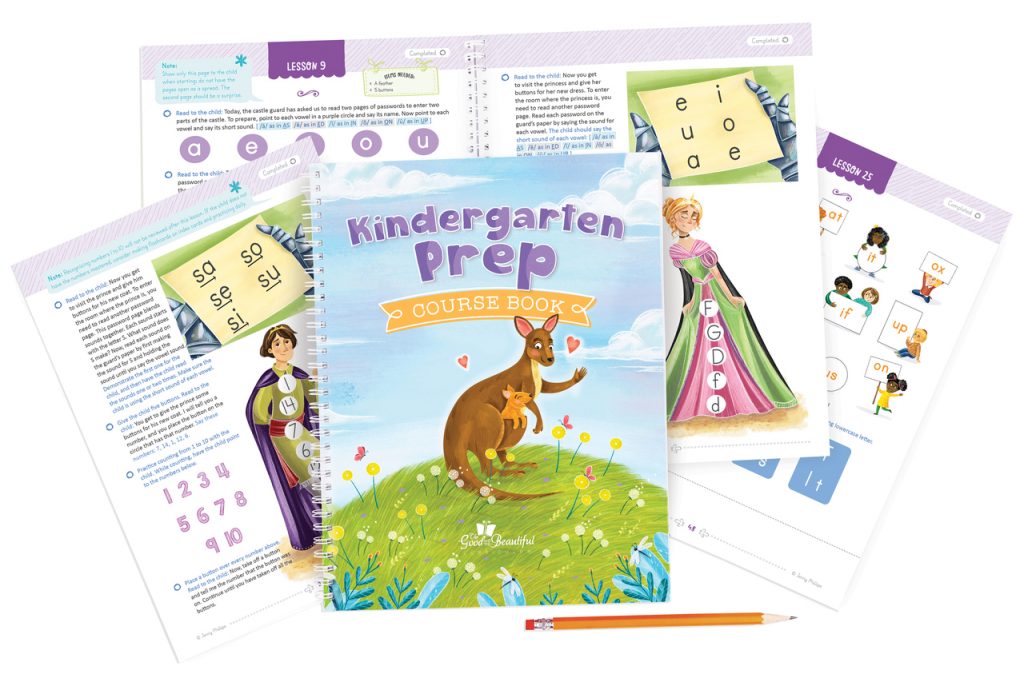 Spread Kindergarten Prep Course Book