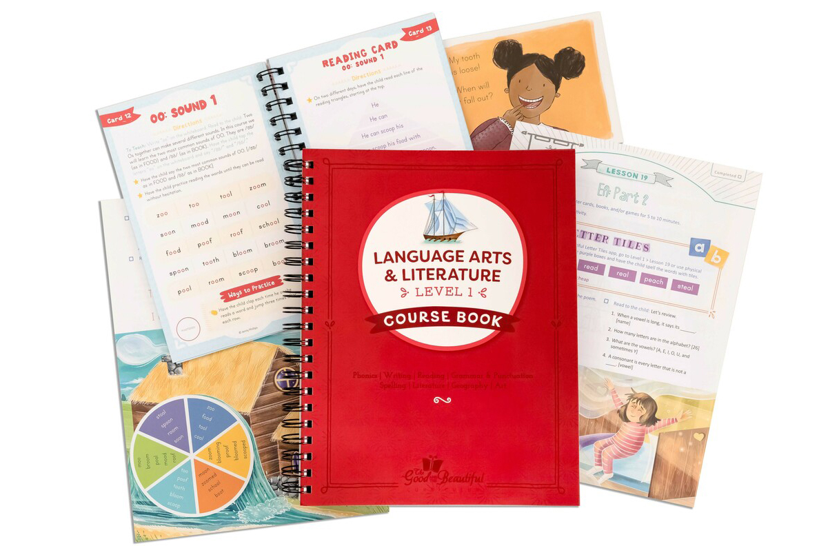 Spread of Language Arts First Grade Course