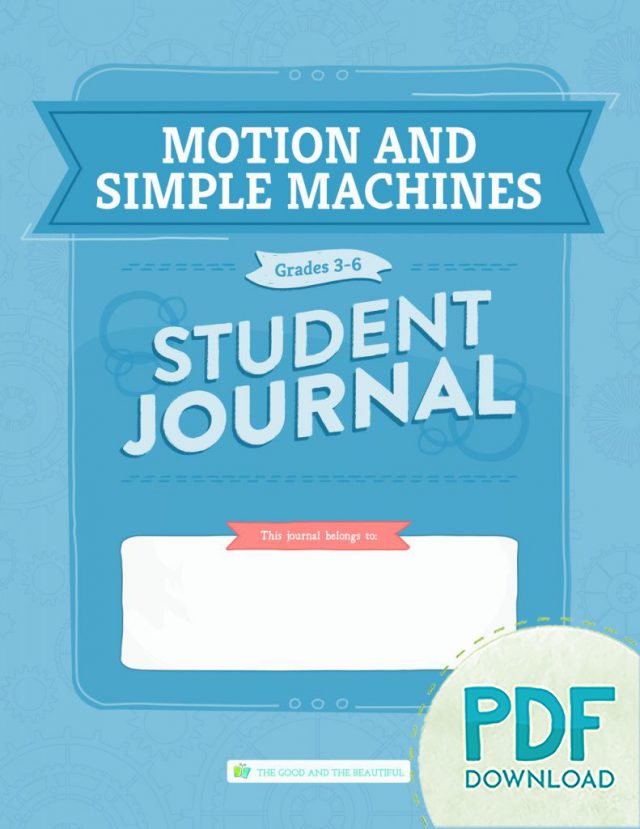 Front Cover Motion and Simple Machines Student Journal Grades 3-6 PDF Download