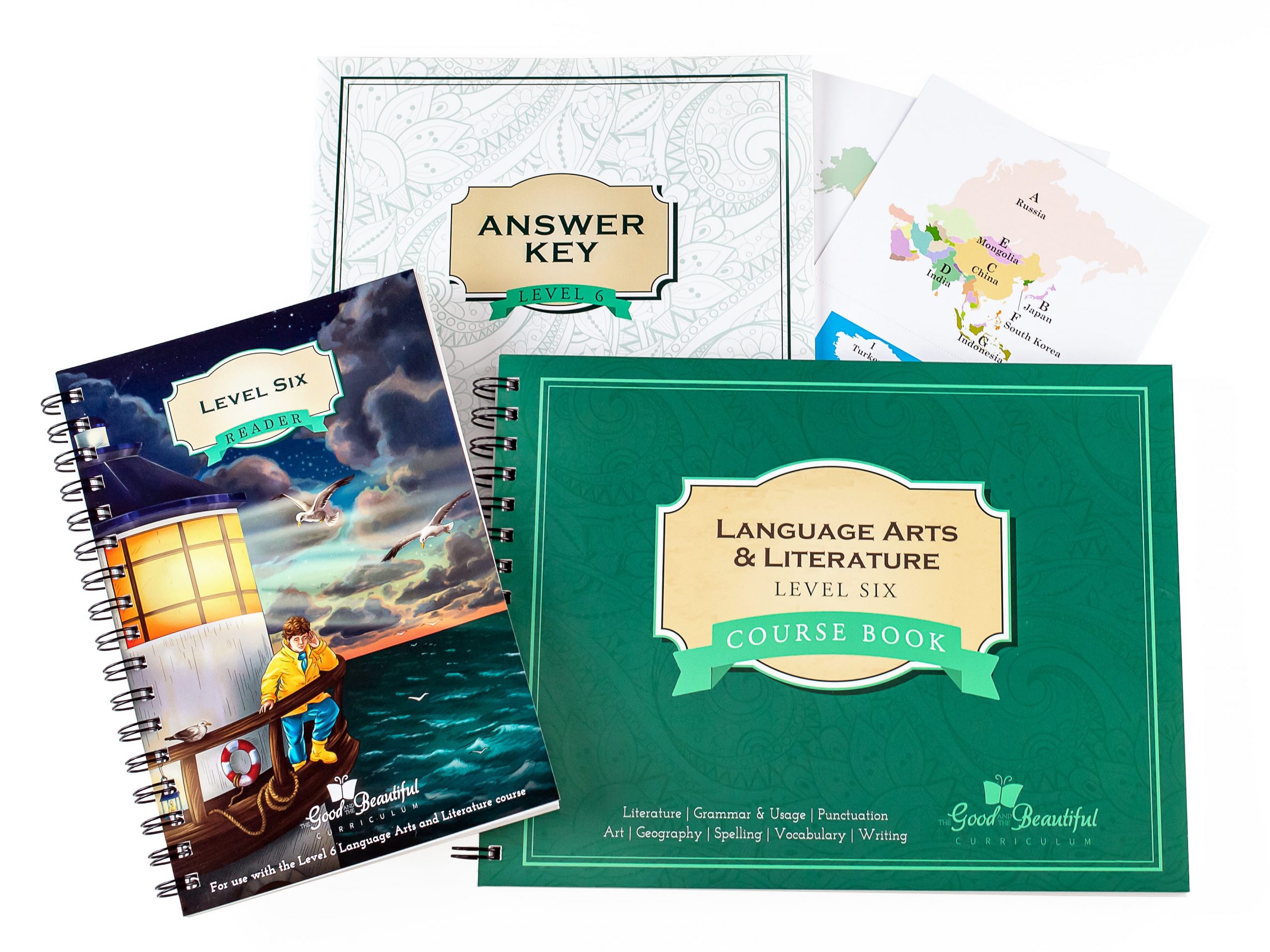 Front Covers Language Arts Level 5 Course Set
