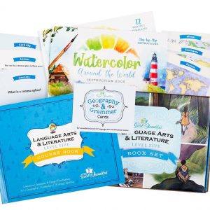The Best Free Homeschool Curriculum - Front Covers Language Arts Level 5 Course Set