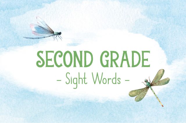 Second Grade Sight Words Blog Post Banner