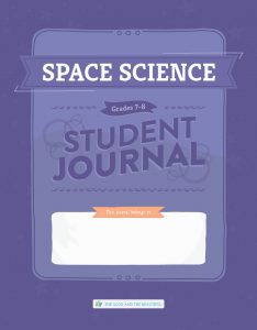 Front Cover Space Science Student Journal Grades 7-8