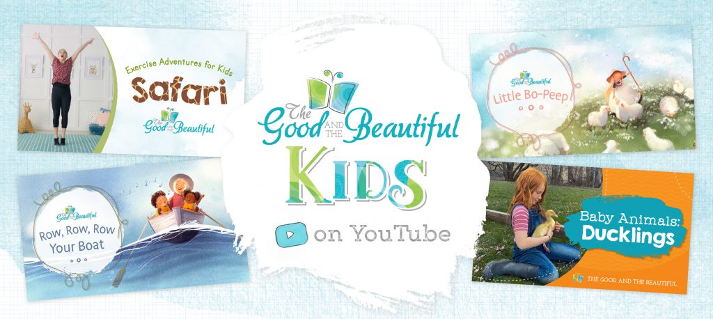 The Good and the Beautiful Kids Channel on YouTube Header
