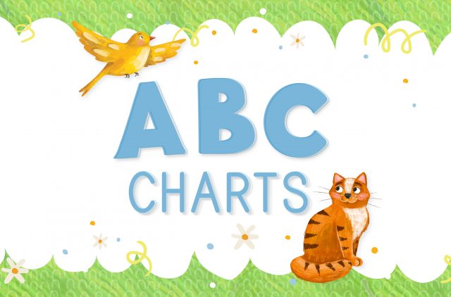 Banner ABC Charts Free Printable for Kids