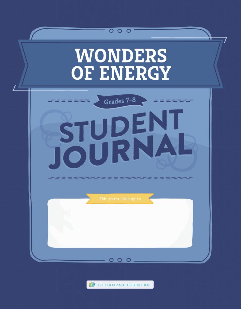 Front Cover Wonders of Energy Student Journal Grades 7-8