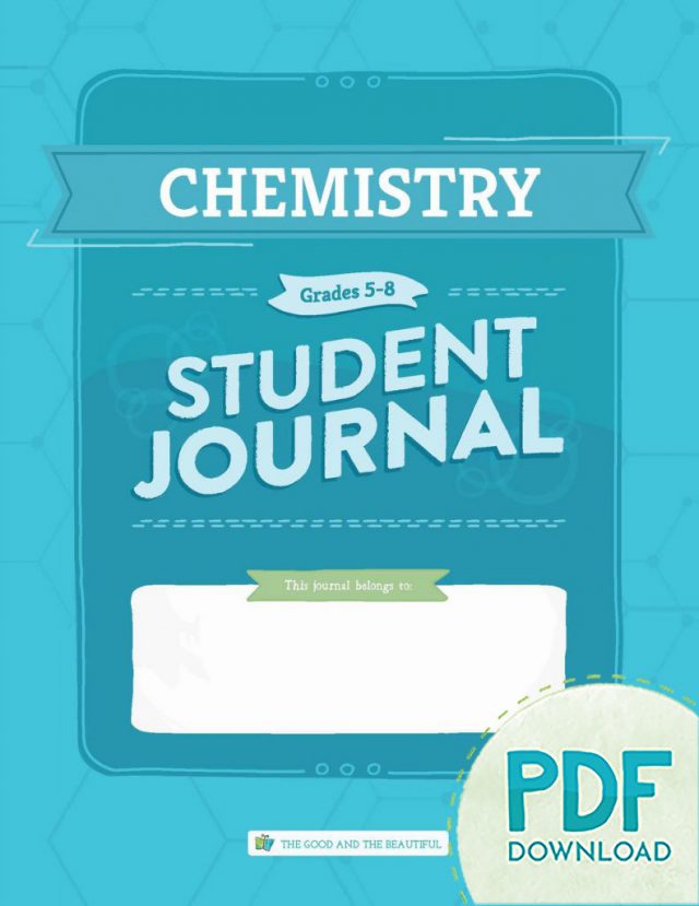 Homeschool Chemistry Student Journal Grades 5 to 8 PDF Download