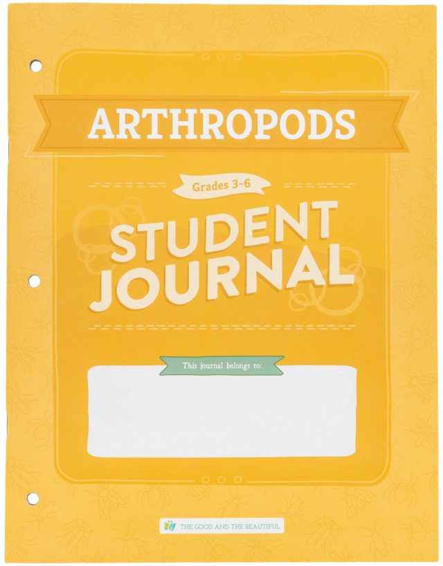 Front Cover Arthropods Student Journal Grades 3-6