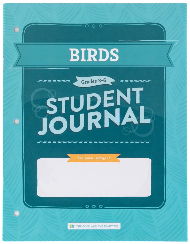 Homeschool Birds Science Unit Student Journal for Grades 3 to 6 Cover