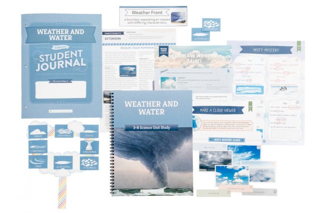 Homeschool Weather and Water Science Unit Study for Grades 3 to 8