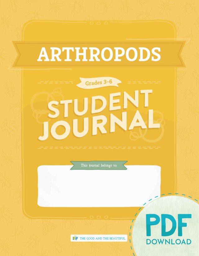 Front Cover Arthropods Student Journal Grades 3-6 PDF Download
