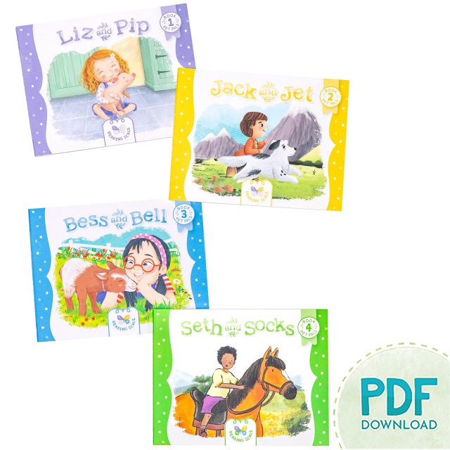 Kindergarten Book Set spread PDF graphic