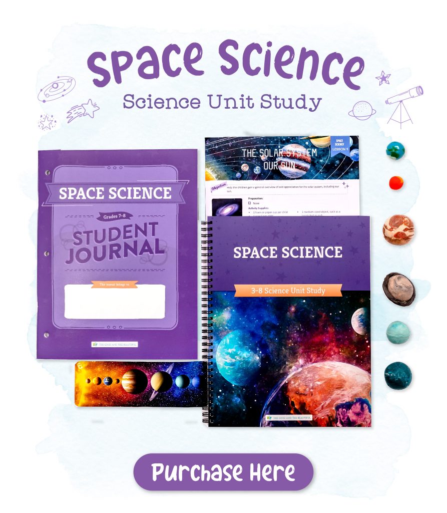 Space Science Unit Study Purchase Here Graphic